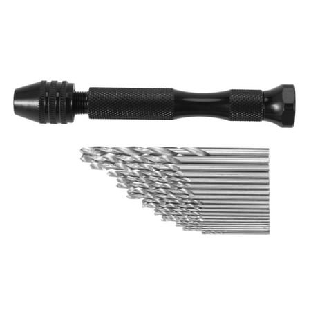 Pin Vise Hand Drill Bits(20Pcs) -Mini Twist Drill Bits Set With Precision Hand Pin Vise Tools For Wood Jewelry Plastic Etc (0.6-3.0mm)
Pin Vise Hand Drill Bits(20Pcs) -Mini Twist Drill Bits Set With Precision Hand Pin Vise Tools For Wood Jewelry Plastic Etc (0.6-3.0mm)