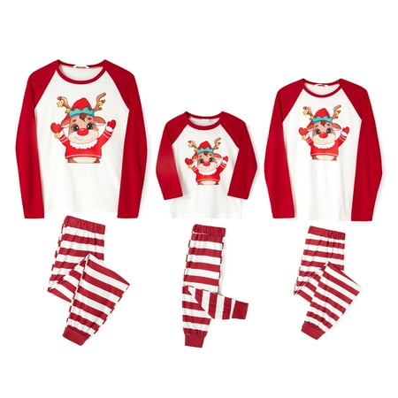Family Matching Sleepwear Christmas Pajamas Set Elk Print Tops Pant Set Nightwear Xmas Homewear
Family Matching Sleepwear Christmas Pajamas Set Elk Print Tops Pant Set Nightwear Xmas Homewear