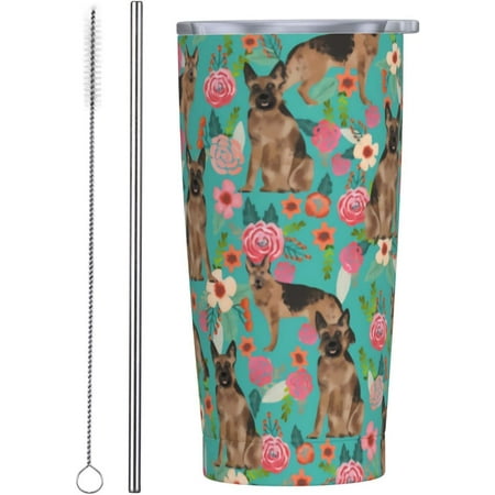 20oz Tumbler Cups With Lid Steel Straw And Brush Mug - Stainless Steel Vacuum Insulated Water Coffee Cup For Home Travel Car Hot And Cold Drinks Mugs Cute Brittany Spaniel Dog Green Flower Gifts
20oz Tumbler Cups With Lid Steel Straw And Brush Mug - Stainless Steel Vacuum Insulated Water Coffee Cup For Home Travel Car Hot And Cold Drinks Mugs Cute Brittany Spaniel Dog Green Flower Gifts