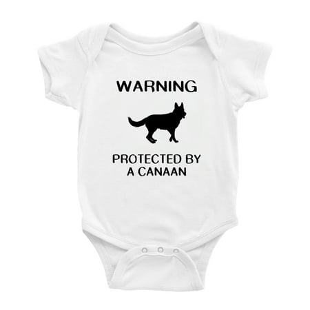 Warning: Protected by A Canaan Dog Funny Baby Rompers Newborn Clothes Outfits (White 12-18 Months)
Warning: Protected by A Canaan Dog Funny Baby Rompers Newborn Clothes Outfits (White 12-18 Months)