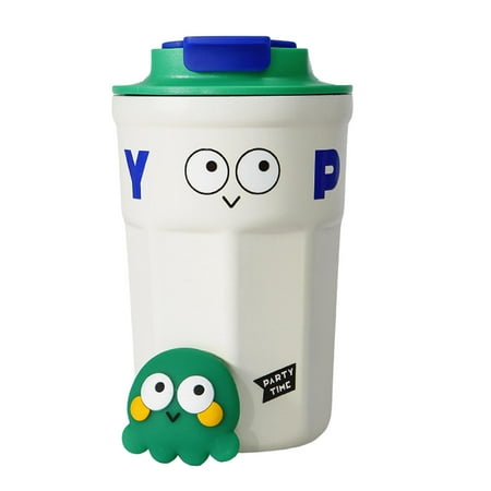 Insulated Coffee Travel Mugs Large Capacity Double Wall Thermal Coffee Cup Cartoon Leakproof Cold Water Cup Mug for Camping Gift Gym White
Insulated Coffee Travel Mugs Large Capacity Double Wall Thermal Coffee Cup Cartoon Leakproof Cold Water Cup Mug for Camping Gift Gym White