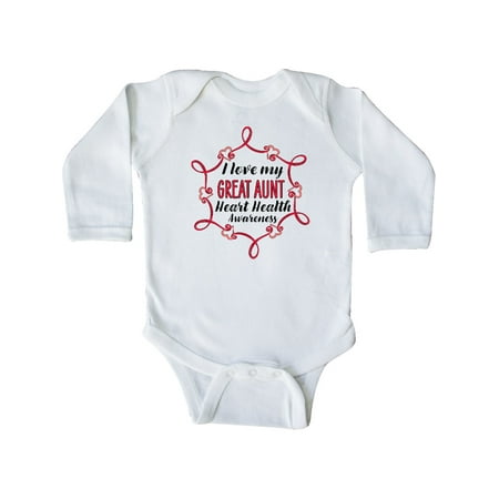 Inktastic I Love My Great Aunt Heart Health Awareness Gift Baby Boy or Baby Girl Long Sleeve Bodysuit
Inktastic I Love My Great Aunt Heart Health Awareness Gift Baby Boy or Baby Girl Long Sleeve Bodysuit