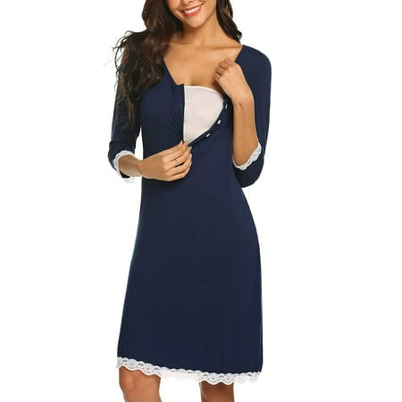 Nursing Dresses for Women Breastfeeding Maternity Nightshirts Breastfeeding Clothes Short Sleeve Dress Nightdress
Nursing Dresses for Women Breastfeeding Maternity Nightshirts Breastfeeding Clothes Short Sleeve Dress Nightdress