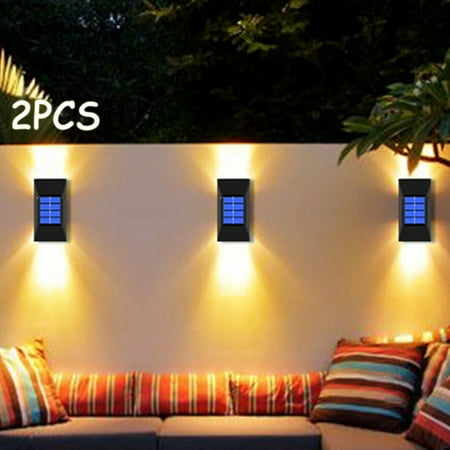 2PCS LED Solar Lights Wall Lamps Garden Decoration Weatherproof LED Deck Lights Auto on/off Solar Powered Outdoor Lights White/Warm White
2PCS LED Solar Lights Wall Lamps Garden Decoration Weatherproof LED Deck Lights Auto on/off Solar Powered Outdoor Lights White/Warm White