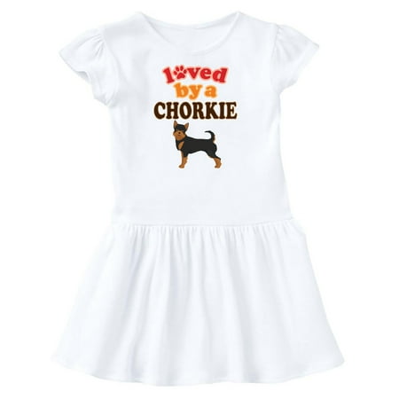 Inktastic Chorkie Dog Chihuahua Yorkie Gift Toddler Girl Dress