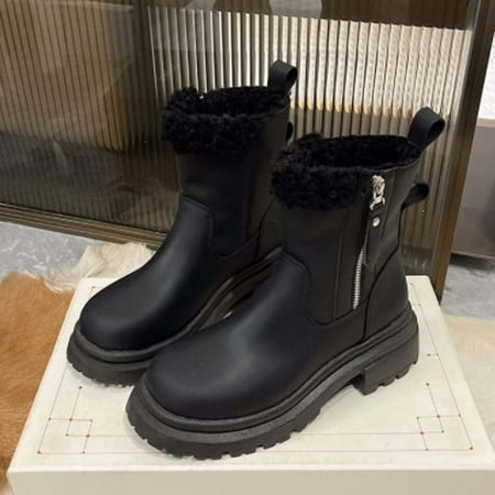 Homadles Women s Middle Mid Calf Boots Wide- with Zipper Round Toe Cotton Boots Black Size 7
Homadles Women s Middle Mid Calf Boots Wide- with Zipper Round Toe Cotton Boots Black Size 7