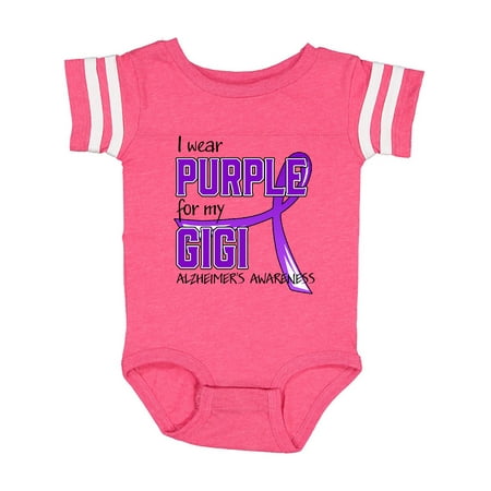 Inktastic I Wear Purple for my Gigi- Alzheimers Awareness Gift Baby Boy or Baby Girl Bodysuit
Inktastic I Wear Purple for my Gigi- Alzheimers Awareness Gift Baby Boy or Baby Girl Bodysuit