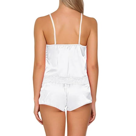 Sayhi Strap Pajama Sets Satin Two Piece Sleepwear Soft Pajamas Nightgowns for Women Loungewear Top and Shorts White XXL
Sayhi Strap Pajama Sets Satin Two Piece Sleepwear Soft Pajamas Nightgowns for Women Loungewear Top and Shorts White XXL