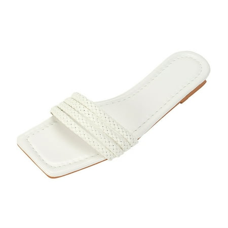 Peep Toe Flat Slipper Women\ s PU Casual Sandals Summer Beach Supply All Match Fashionable
Peep Toe Flat Slipper Women\ s PU Casual Sandals Summer Beach Supply All Match Fashionable