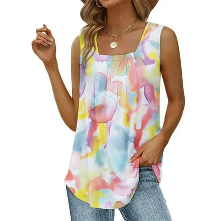 Clearance Womens Tank Tops AXXD O-Neck Sleeveless Loose Summer Sports Bra Tank Top Multicolor 4
Clearance Womens Tank Tops AXXD O-Neck Sleeveless Loose Summer Sports Bra Tank Top Multicolor 4