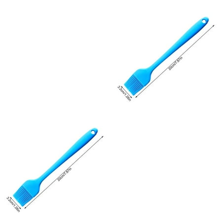 2pcs Silicone Basting Brush Pancake BBQ Oil Brush Heat Resistant Pastry Butter Cooking Baking Tool Blue
2pcs Silicone Basting Brush Pancake BBQ Oil Brush Heat Resistant Pastry Butter Cooking Baking Tool Blue