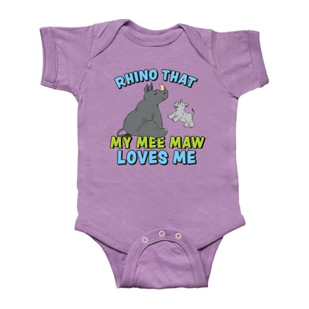 Inktastic Rhino That My Mee Maw Loves Me with Cute Rhinos Gift Baby Boy or Baby Girl Bodysuit
Inktastic Rhino That My Mee Maw Loves Me with Cute Rhinos Gift Baby Boy or Baby Girl Bodysuit