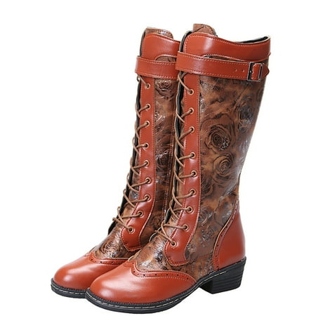 Cathalem Womens Wide Calf Boots Zipper Retro Heels Boots Women s Shoes High Breathable Fashion Women s Boots Shoes Yellow 9
Cathalem Womens Wide Calf Boots Zipper Retro Heels Boots Women s Shoes High Breathable Fashion Women s Boots Shoes Yellow 9