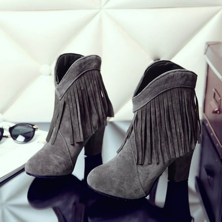 Aayomet Boots For Women,Winter Boots For Women Thick Fringe Women s High Solid Ankle Frosted Boots Boots Heel Black Platform Boots
Aayomet Boots For Women,Winter Boots For Women Thick Fringe Women s High Solid Ankle Frosted Boots Boots Heel Black Platform Boots