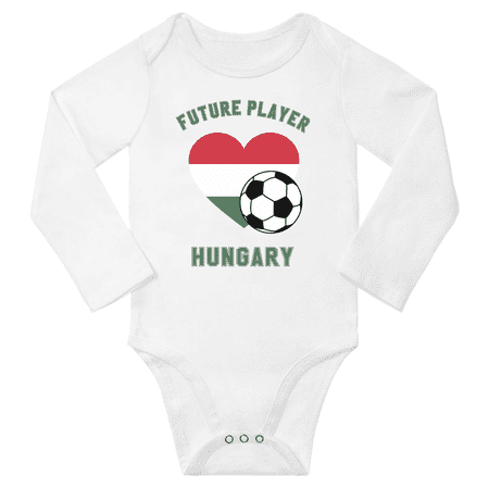 Future Hungary Soccer Player Baby Long Slevve Rompers Clothes Outfits (White 18-24 Months)
Future Hungary Soccer Player Baby Long Slevve Rompers Clothes Outfits (White 18-24 Months)