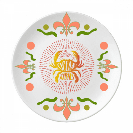 Crab Food Ocean Travel Art Deco Fashion Flower Ceramics Plate Tableware Dinner Dish
Crab Food Ocean Travel Art Deco Fashion Flower Ceramics Plate Tableware Dinner Dish