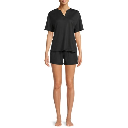 Lissome Women s and Women s Plus Waffle Short Sleeve Tee and Shorts Sleep Set 2-Piece
Lissome Women s and Women s Plus Waffle Short Sleeve Tee and Shorts Sleep Set 2-Piece