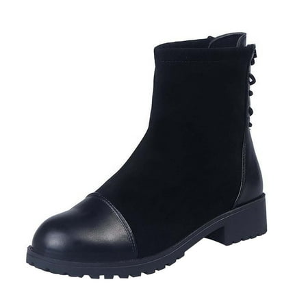 TANGON Fashion Casual Platform Height Increase Shoes Women s Round Toe Warm Rear Lace-up Boots
TANGON Fashion Casual Platform Height Increase Shoes Women s Round Toe Warm Rear Lace-up Boots