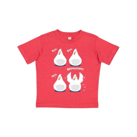 Inktastic Bach Beethoven Funny Chicks Gift Toddler Boy or Toddler Girl T-Shirt