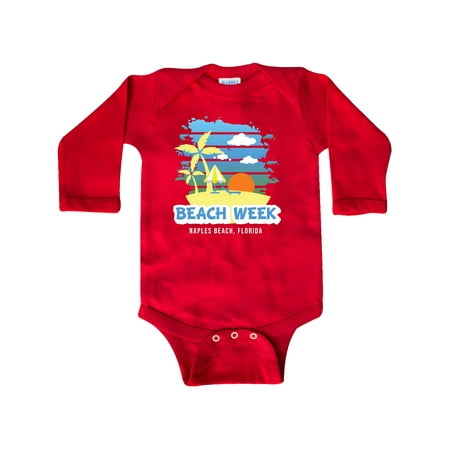 Inktastic Beach Week Naples Beach Florida with Palm Trees Gift Baby Boy Long Sleeve Bodysuit
Inktastic Beach Week Naples Beach Florida with Palm Trees Gift Baby Boy Long Sleeve Bodysuit