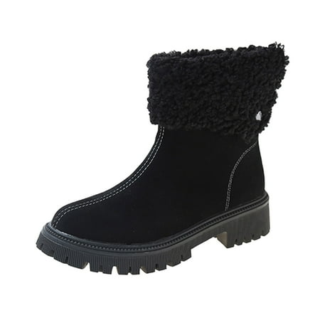 Qufokar Women S Boots High Winter Comfy Boots for Women Fashion Winter Women Snow Boots Thick Bottom Low Heel Non Slip Round Toe Solid Color Back Zipper Plush Warm And Comfortable
Qufokar Women S Boots High Winter Comfy Boots for Women Fashion Winter Women Snow Boots Thick Bottom Low Heel Non Slip Round Toe Solid Color Back Zipper Plush Warm And Comfortable