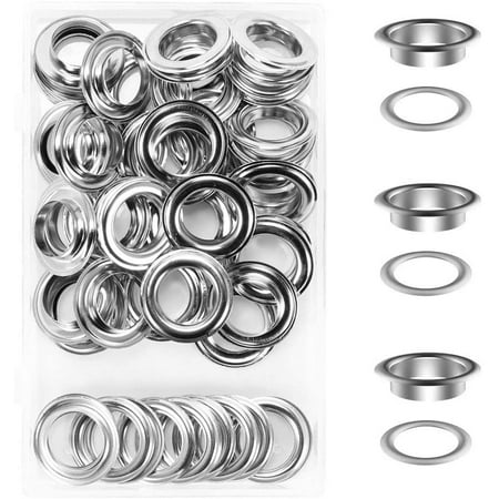 50 Grommets Eyelets Sets Eyelets 20mm Grommet Eyelet Kit for Canvas Tarp Tent Repair Silver
50 Grommets Eyelets Sets Eyelets 20mm Grommet Eyelet Kit for Canvas Tarp Tent Repair Silver