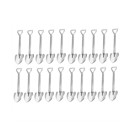 20 Pack Shovel Shape Espresso Spoons 4.7 Inches Stainless Steel Mini Coffee Spoons Small Spoons for Dessert Tea
20 Pack Shovel Shape Espresso Spoons 4.7 Inches Stainless Steel Mini Coffee Spoons Small Spoons for Dessert Tea
