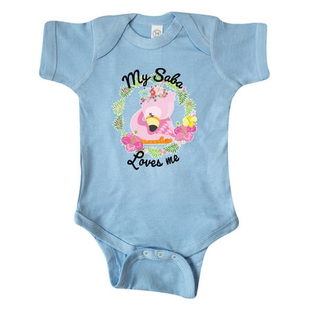 Inktastic Baby Flamingo My Saba Loves Me with Flower Wreath Gift Baby Boy or Baby Girl Bodysuit
Inktastic Baby Flamingo My Saba Loves Me with Flower Wreath Gift Baby Boy or Baby Girl Bodysuit