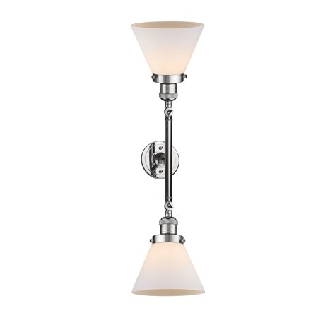 Innovations Lighting 208L Large Cone Large Cone 2 Light 23 Wide Bathroom Vanity Light -
Innovations Lighting 208L Large Cone Large Cone 2 Light 23 Wide Bathroom Vanity Light -