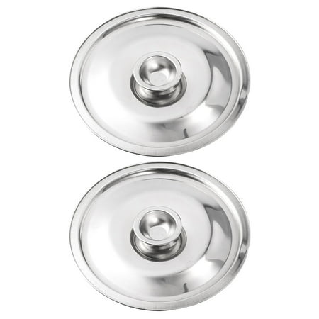 2Pcs Jar Lid Stainless Steel Oil Jar Cover Jar Pans Lid Reusable Cover Anti-scald Pot Cover
2Pcs Jar Lid Stainless Steel Oil Jar Cover Jar Pans Lid Reusable Cover Anti-scald Pot Cover