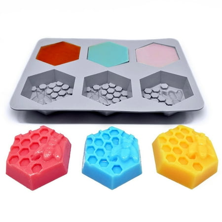 Beechoice DIY Silicone Hexagonal Honeycomb Cake Chocolate Soap Mold Baking Make Supplies
Beechoice DIY Silicone Hexagonal Honeycomb Cake Chocolate Soap Mold Baking Make Supplies