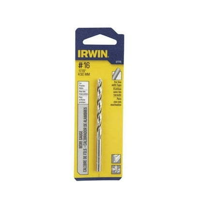 Irwin 81116 High Speed Steel Wire Gauge Drill Bit 2-3/16 x 3-3/8