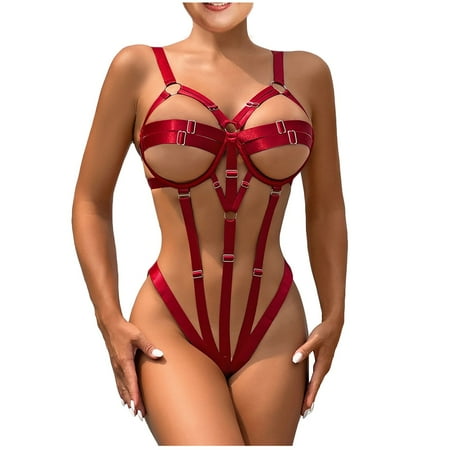 YDKZYMD Women s Teddy Lingerie Bodysuit Set Sexy Underwear Sheer Chemise With Babydoll Set 
YDKZYMD Women s Teddy Lingerie Bodysuit Set Sexy Underwear Sheer Chemise With Babydoll Set