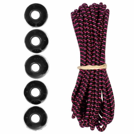 Paracord Planet Colored Bungee Cord and Ball Bungee Kits - 10 Feet of 1/8 Inch Shock Cord and 5 Ball Bungees - Make Custom Tie Downs for Camping Event Tents Canopies and More
Paracord Planet Colored Bungee Cord and Ball Bungee Kits - 10 Feet of 1/8 Inch Shock Cord and 5 Ball Bungees - Make Custom Tie Downs for Camping Event Tents Canopies and More