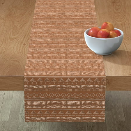 Cotton Sateen Table Runner 108 - Minimal Mudcloth Bohemian Abstract Copper Brown Island Ethnic Print Custom Table Linens by Spoonflower
Cotton Sateen Table Runner 108 - Minimal Mudcloth Bohemian Abstract Copper Brown Island Ethnic Print Custom Table Linens by Spoonflower