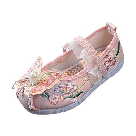 Girls Shoes Flat Bottomed Embroidered Sandals Fashionable Antique Children Performance Children Embroidered Sandals
Girls Shoes Flat Bottomed Embroidered Sandals Fashionable Antique Children Performance Children Embroidered Sandals