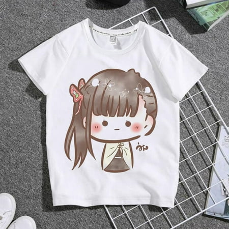 Huilaibazo Child Fashion Summer Elegant O-Neck Short Sleeve Leisure