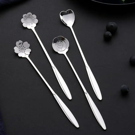 4Pcs Stainless Steel Coffee Spoons Set Teaspoons Honey Spoons Mixing Spoons Ice Cream Scoop Dessert Tea Spoons Tableware Set(Silver)
4Pcs Stainless Steel Coffee Spoons Set Teaspoons Honey Spoons Mixing Spoons Ice Cream Scoop Dessert Tea Spoons Tableware Set(Silver)
