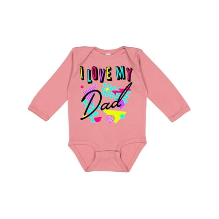 Inktastic I Love my Dad- 80s retro style Gift Baby Boy or Baby Girl Long Sleeve Bodysuit
Inktastic I Love my Dad- 80s retro style Gift Baby Boy or Baby Girl Long Sleeve Bodysuit