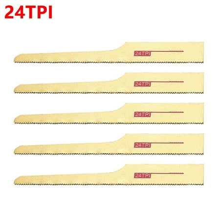 5pcs Pneumatic File Saw Tool Pneumatic Saw Blade Small Air Saw Blade 14-32TPI