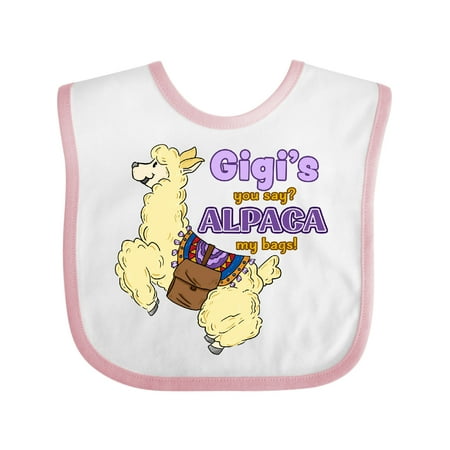 Inktastic Gigi s You Say ALPACA My Bags with Cute Jumping Alpaca Gift Baby Boy or Baby Girl Bib
Inktastic Gigi s You Say ALPACA My Bags with Cute Jumping Alpaca Gift Baby Boy or Baby Girl Bib