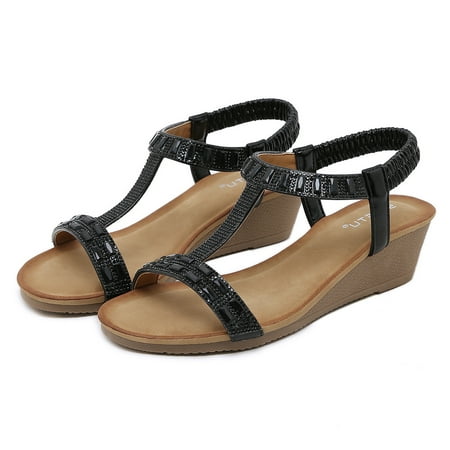 PEASKJP Flat Sandals for Women 2023 Women New Breathable Comfort Round Heel Open Toe Summer Beach Sandals Dress Beach Shoes Black 7.5
PEASKJP Flat Sandals for Women 2023 Women New Breathable Comfort Round Heel Open Toe Summer Beach Sandals Dress Beach Shoes Black 7.5