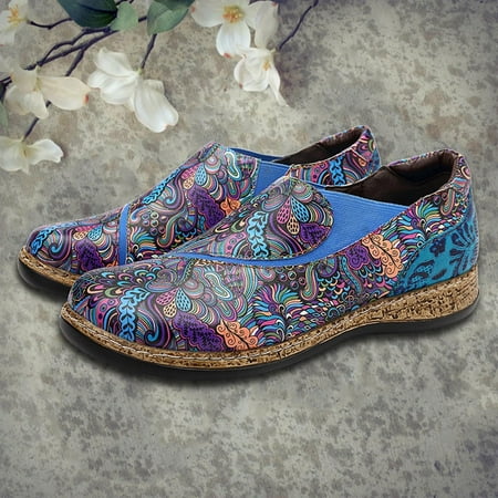 Qepwscx Ethnic Style Women s Round Toe Breathable Flowers Slip-On Casual Single Shoes
Qepwscx Ethnic Style Women s Round Toe Breathable Flowers Slip-On Casual Single Shoes