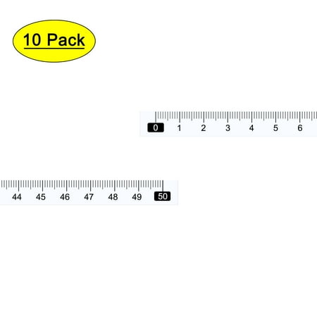 Uxcell 50cm Left to Right Read Adhesive Tape Measure for Workbench (White 10 Pack)
Uxcell 50cm Left to Right Read Adhesive Tape Measure for Workbench (White 10 Pack)