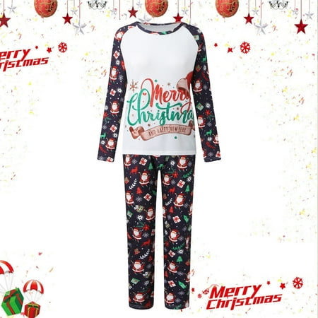 NEGJ Mommy Pajamas For Christmas Family Matching Pajamas Christmas Prints Pjs Long Sleeve Tops And Pants Soft Casusal Holiday Sleepwear Features:
NEGJ Mommy Pajamas For Christmas Family Matching Pajamas Christmas Prints Pjs Long Sleeve Tops And Pants Soft Casusal Holiday Sleepwear Features:
