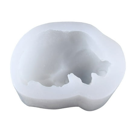Sleeping Dog Shape Chocolate Mold Silicone Cake Mold Ice Cream Making Mould