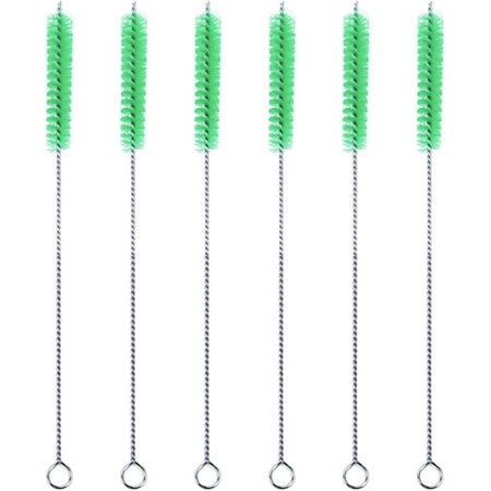 Straw Cleaner Brush Set Bendable Brush Nylon Bristles Stainless Steel Handle Be Used to Clean Pipe Narrow Tube Coffee Pot and Other Hard to Access Corners(200 * 50 * 10 Green Brush*6
Straw Cleaner Brush Set Bendable Brush Nylon Bristles Stainless Steel Handle Be Used to Clean Pipe Narrow Tube Coffee Pot and Other Hard to Access Corners(200 * 50 * 10 Green Brush*6