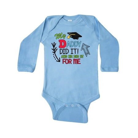 Inktastic My Daddy Did It and He Did it For Me with Graduation Cap Gift Baby Boy Long Sleeve Bodysuit
Inktastic My Daddy Did It and He Did it For Me with Graduation Cap Gift Baby Boy Long Sleeve Bodysuit