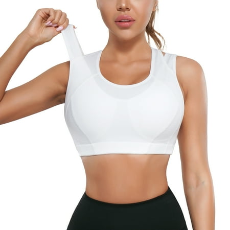 KUMAYES Yoga Bra for Women High Impact Adjustable Racerback Sport Bras Full Coverage Wirefree Support Padded Workout Bra
KUMAYES Yoga Bra for Women High Impact Adjustable Racerback Sport Bras Full Coverage Wirefree Support Padded Workout Bra