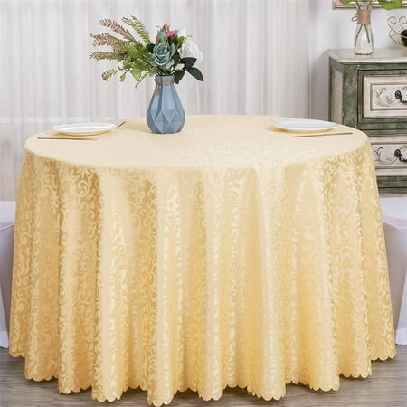 Round Table Cloth - Solid Color Cotton Polyester Table Cover For Kitchen Dinning Wrinkle Free Table Cloths Shiny Table Cover For Banquet Decoration White 3.8m
Round Table Cloth - Solid Color Cotton Polyester Table Cover For Kitchen Dinning Wrinkle Free Table Cloths Shiny Table Cover For Banquet Decoration White 3.8m